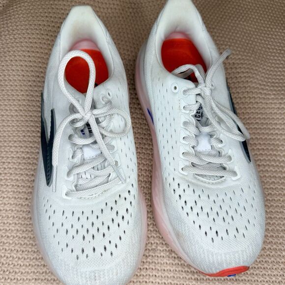 Brooks Glycerin Max Running Shoes in White/Diva Pink Size 7.5 EEEUC!! - Picture 3 of 8